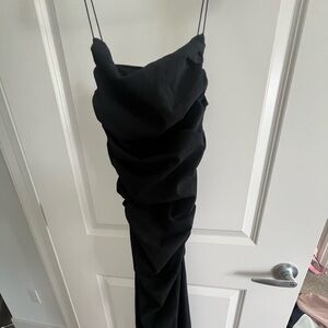 H&m Black Midi Dress